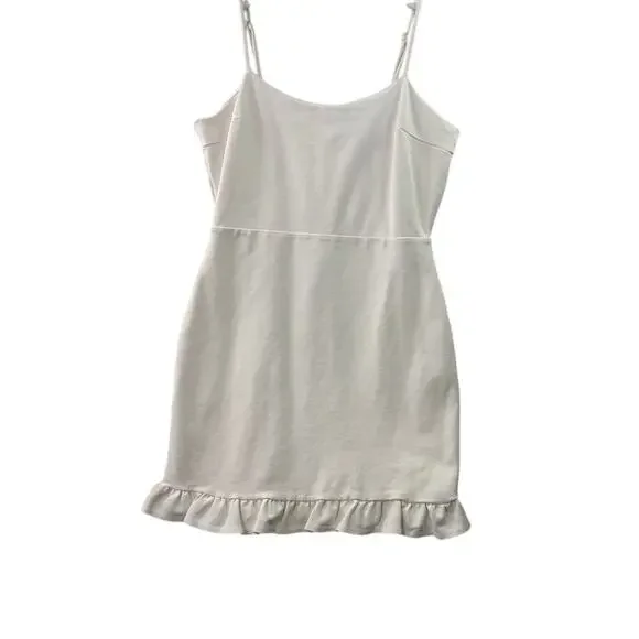Lulus Spoonful of Sass White Bodycon Mini Dress – Size Small - Picture 1 of 9